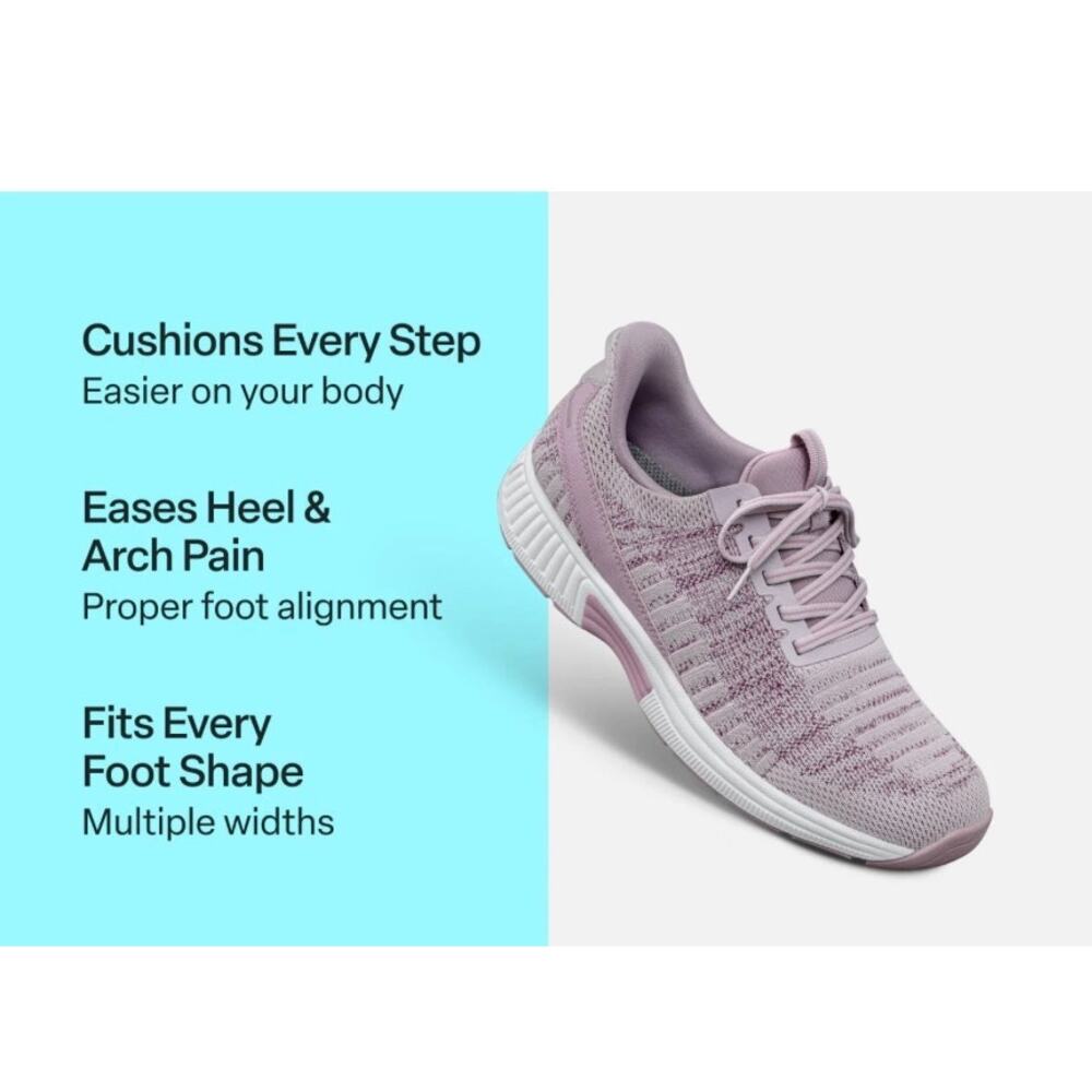 Orthofeet Kita Hands Free Walking Shoe Rose Pink Size 8.5 XW 2E - Picture 2 of 14